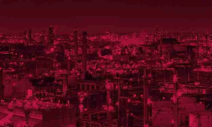 industrial facility red overlay image